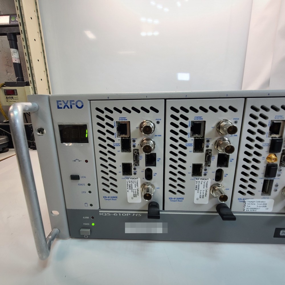 EXFO IQS-610P HS Integrated Qualification System with 4 modules