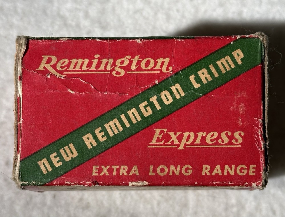 Remington Kleanbore Express Extra Long Range 12 GA. Empty Ammo Box.