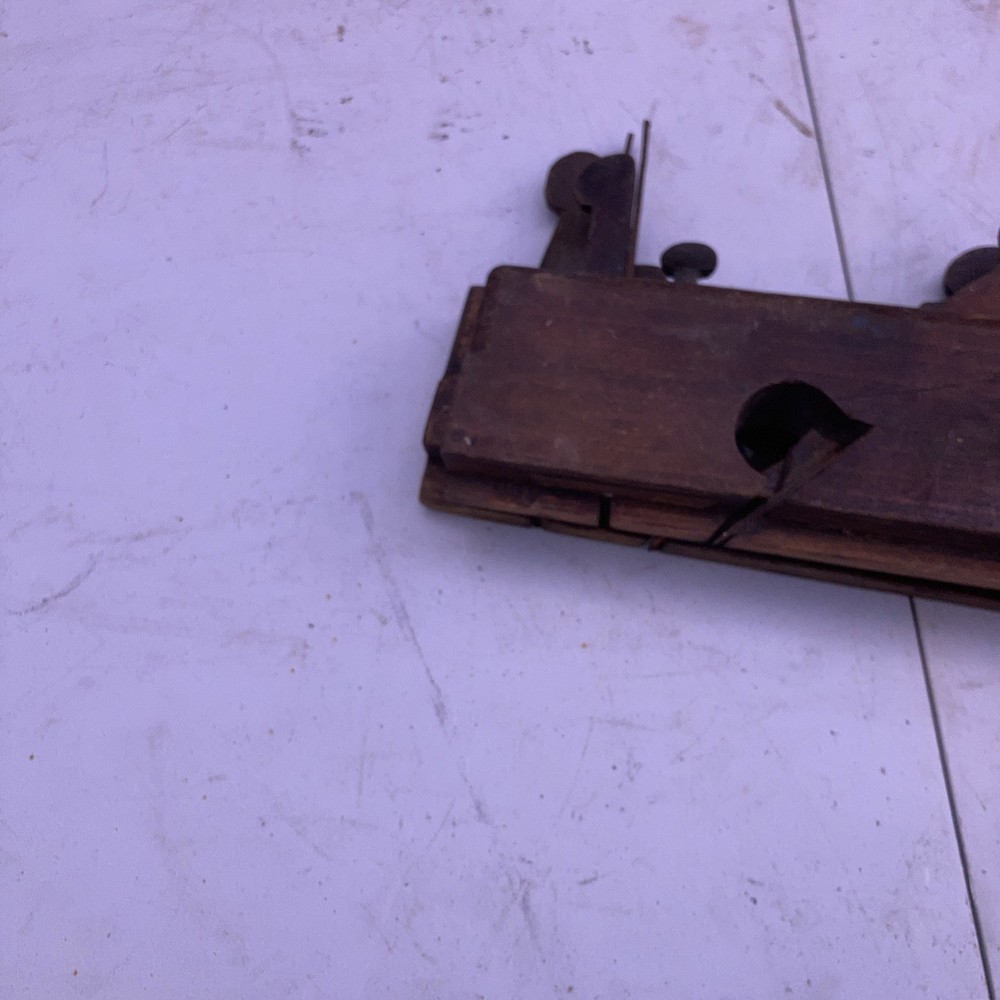 Wooden planes x 2 - both with 2 cutters