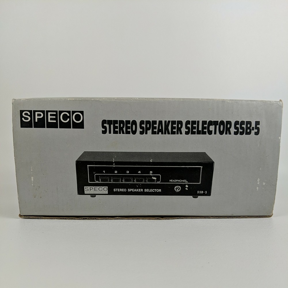 SPECO Stereo Speaker Selector SSB-5