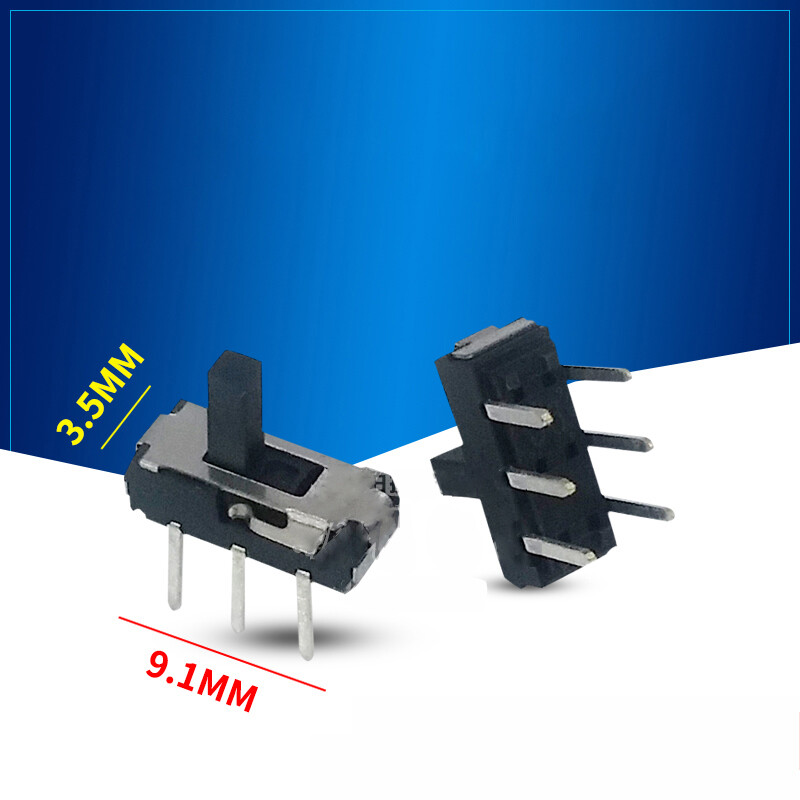 2 Position Mini Toggle Interrupt Micro PCB Slide Mount Switch 6 Pin 2/4mm SPDT