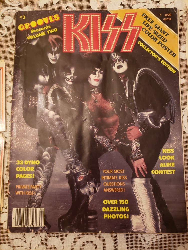Kiss Rock Band Collection poster cards magazine