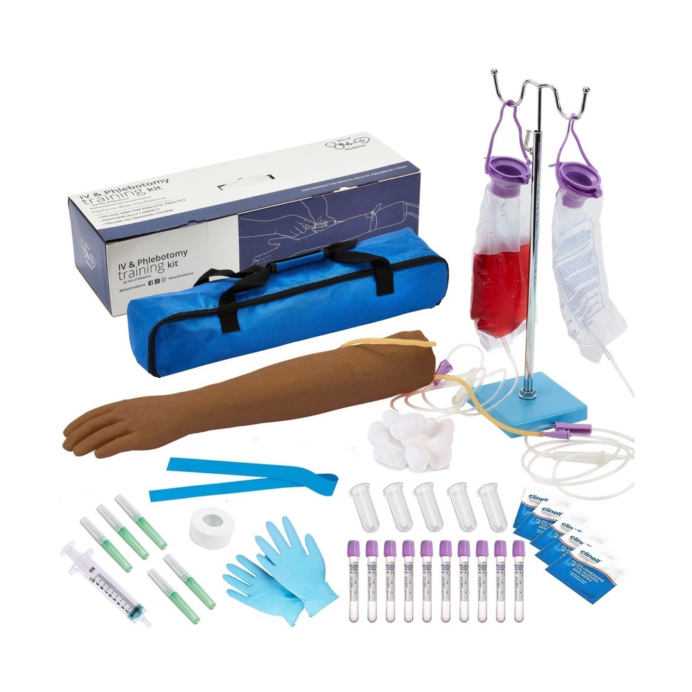 Phlebotomy Training Kit | IV, Venepuncture, Phlebotomy Arm Practice Kit | Phl...