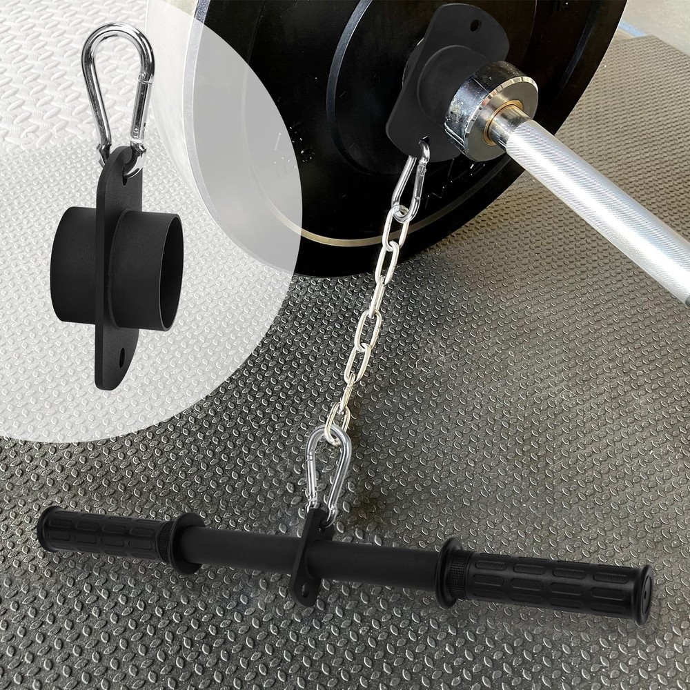 Landmine Eyelet Attachment for Olympic Barbell – TBar Row Platform Insert