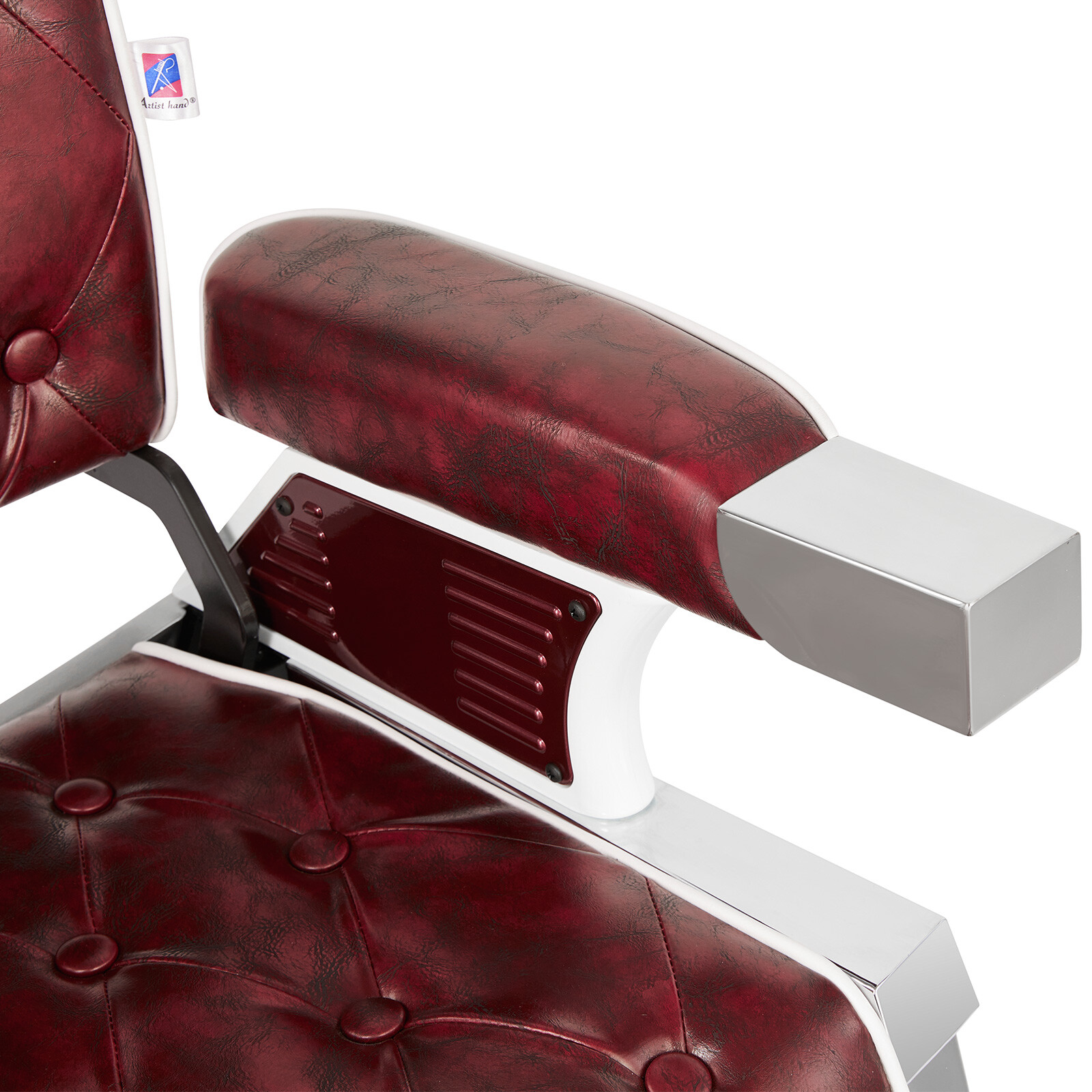 Red Vintage All Purpose Heavy Duty Hydraulic Recliner Barber Chair Salon Beauty