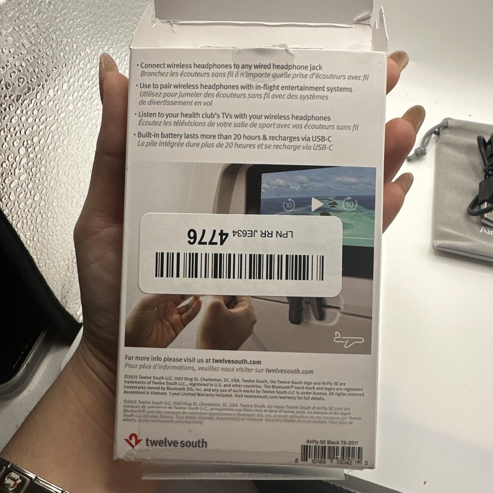 AirFly SE, Bluetooth Wireless Audio Transmitter for /Wireless or Noise-Cancel...