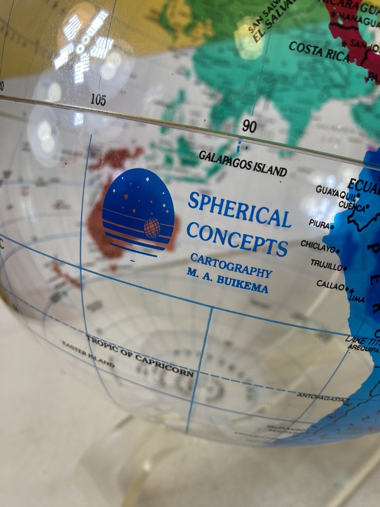 Spherical Concepts M. A. Buikema Clear Plastic Globe 2S5