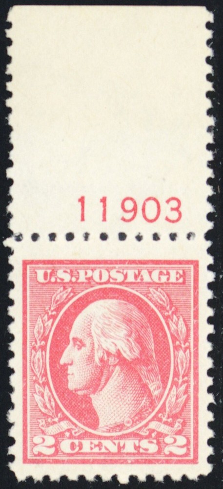 528, Mint XF NH 2¢ - PL# Copy - Stuart Katz