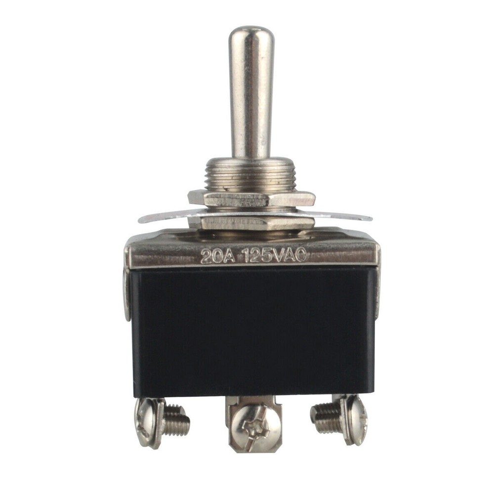 Heavy Duty 20A Toggle Switch Control DPDT 2 Pole Double Throw 6 Term On/Off 1-3x