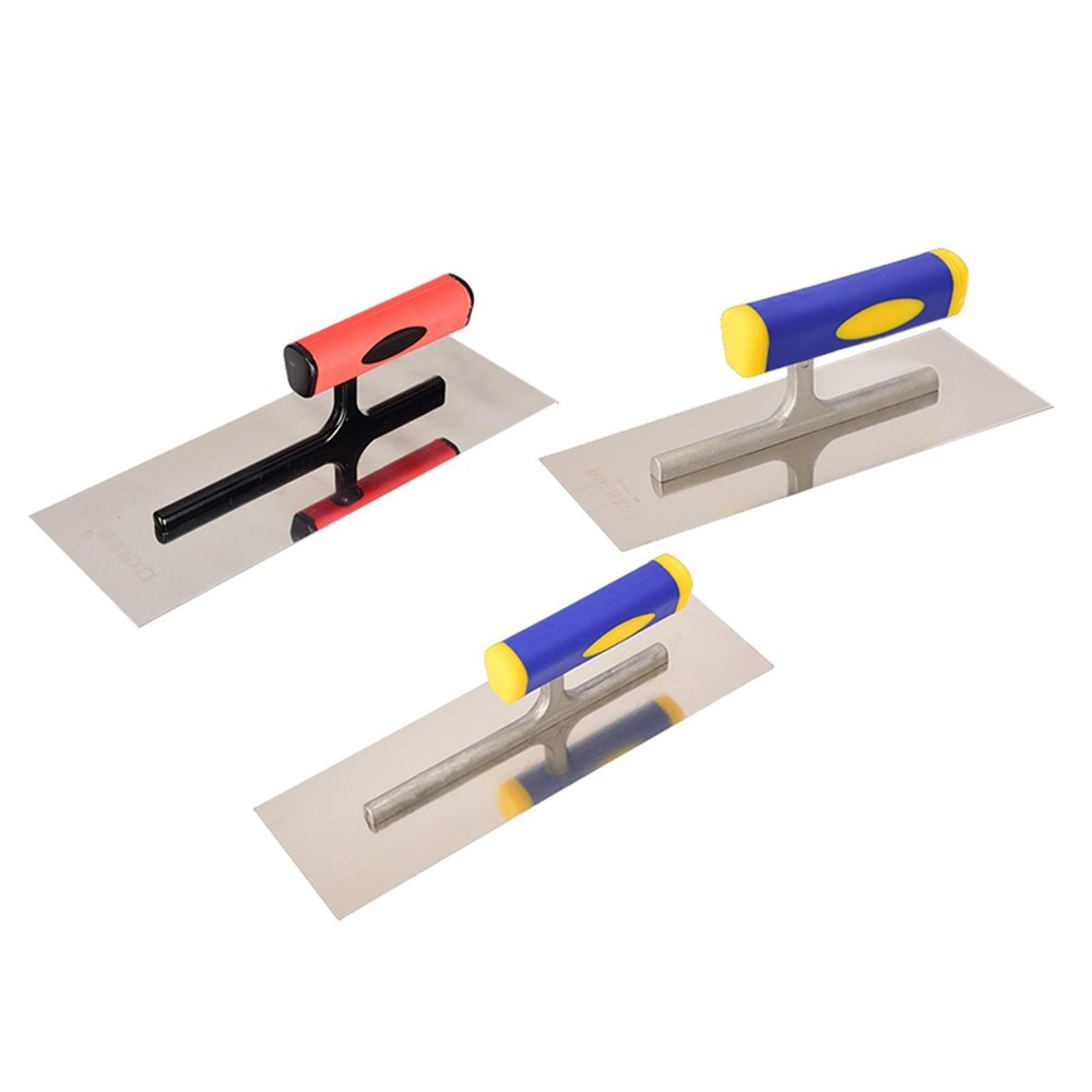 Plaster Finishing Trowel Plaster Tool with Handle Non Stick Base Pad