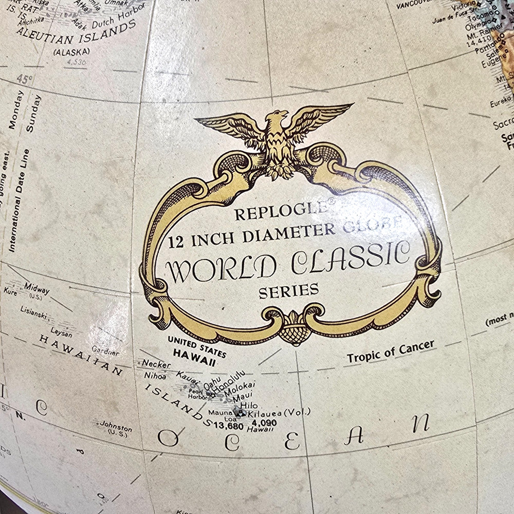 Vintage Replogle Globe World Classic Series 12"