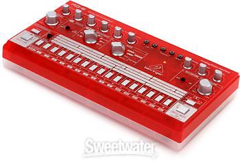 Behringer RD-6-SB Analog Drum Machine - Red Translucent