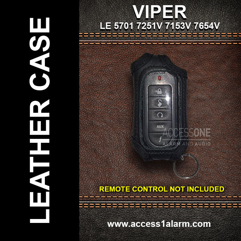 Viper 7654V High Quality Leather Remote Control Protective Case For Viper 5501