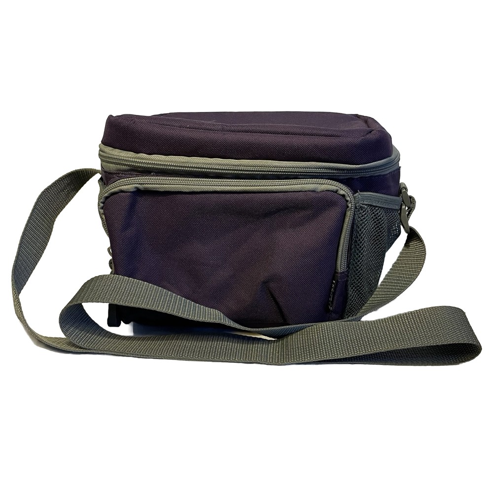 Everest Insulated Purple/Grey Lunch Bag