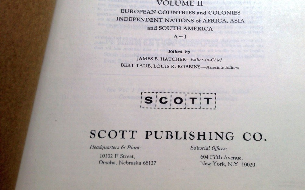 Scott Standard Postage Stamp Catalogue 1972 3 Volumes Encyclopedia Philately