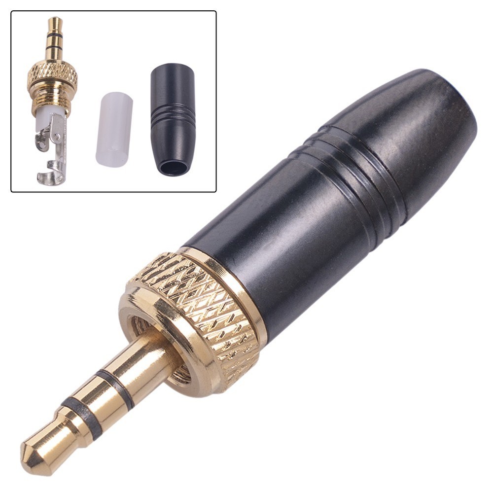 3.5mm Stereo-Plug Connector Replacement For Wireless-Microphone Cable