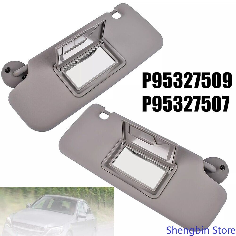Replacement Sun Visor Set for Chevrolet Driver & Passenger Side Gray