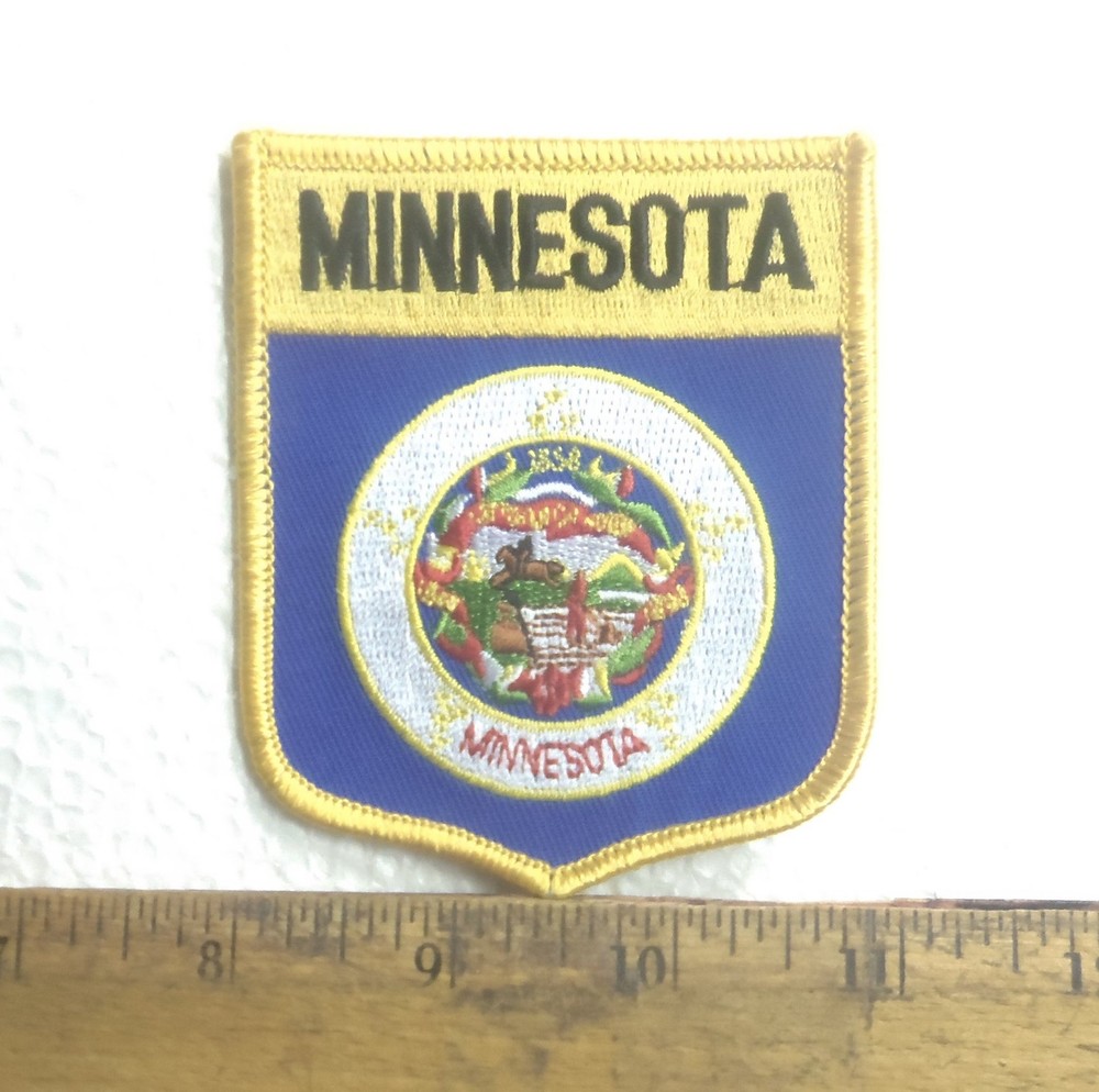 State of Minnesota Shield Embroidered Patch