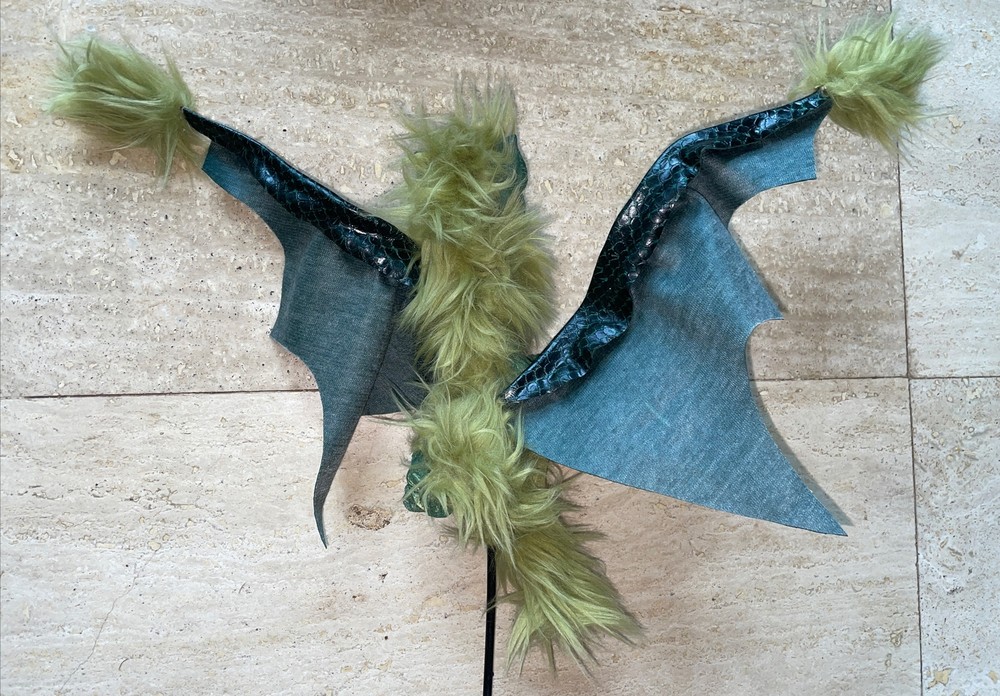 Rare Imaginarium/Alfaro Drabbit Winged Bat Cable Puppet Signed