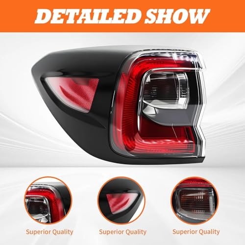 Tail Light Assembly Side Compatible with Outback 2020 2021 2022 Rear Tail Left