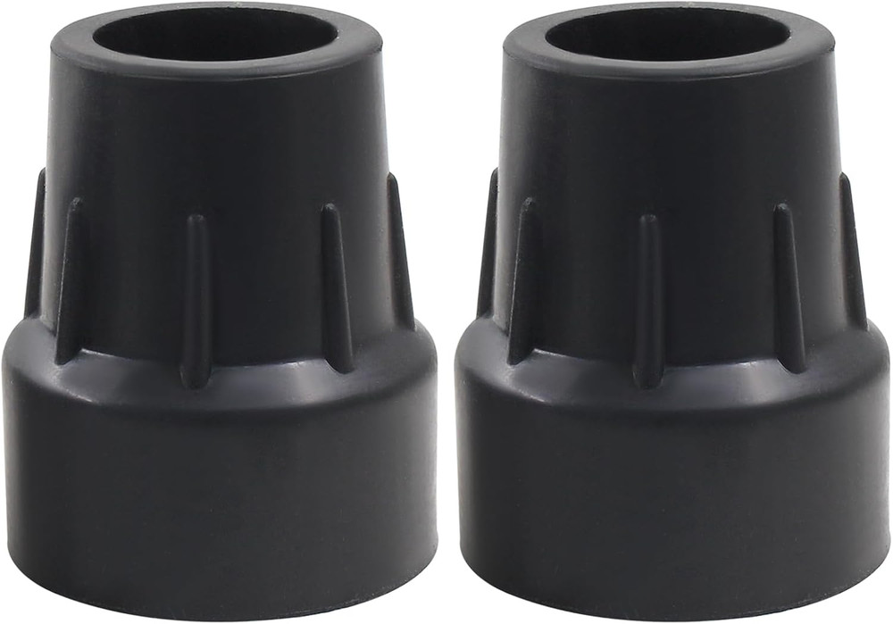 Thickened Rubber Cane Tips 1 Inch