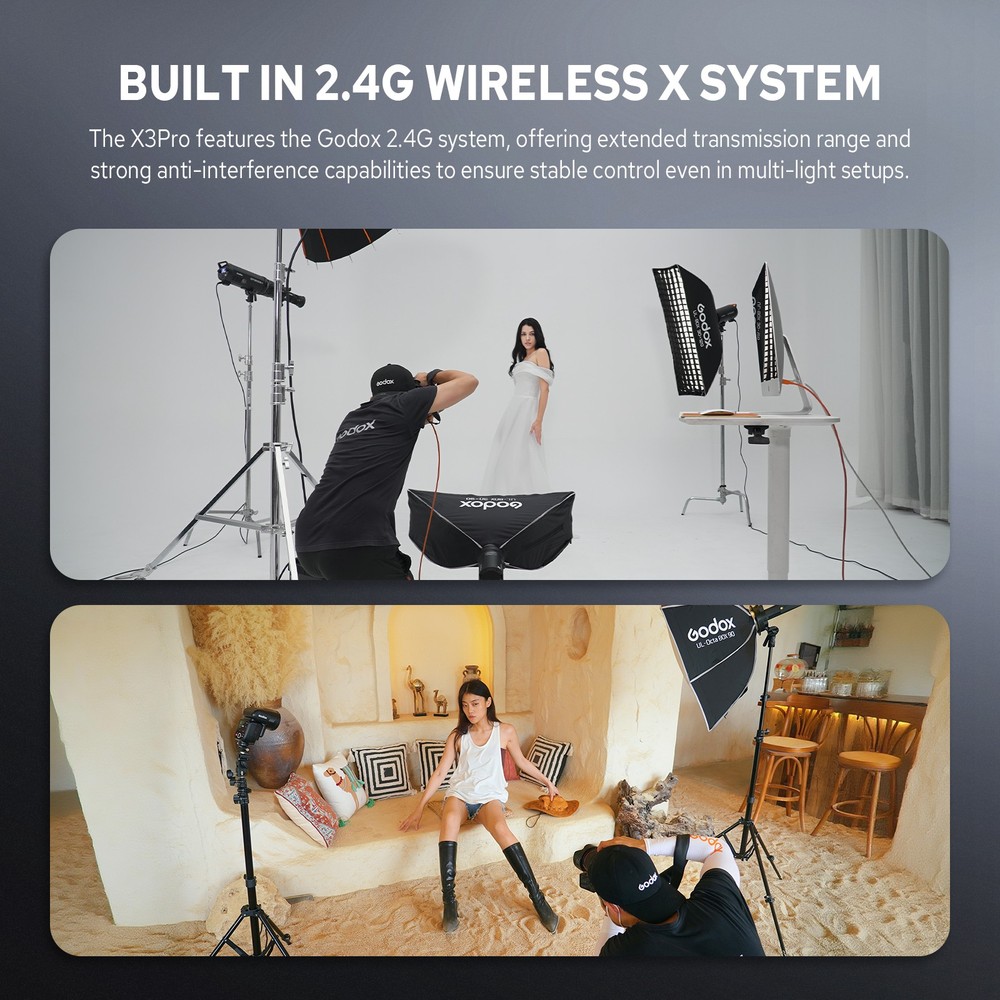 GODOX X3Pro-S TTL Wireless Flash Trigger for Sony with Bluetooth Integration