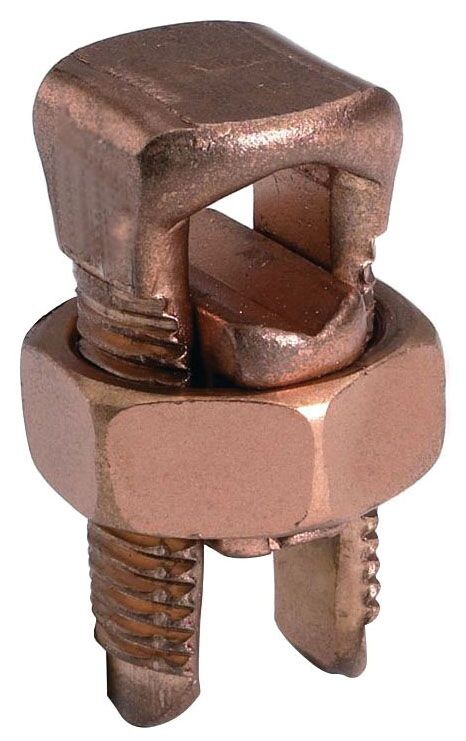 Burndy KS26, Mechanical Split Bolt Connector, Servit 2 Str-2/0 Str Cu, 1 PC