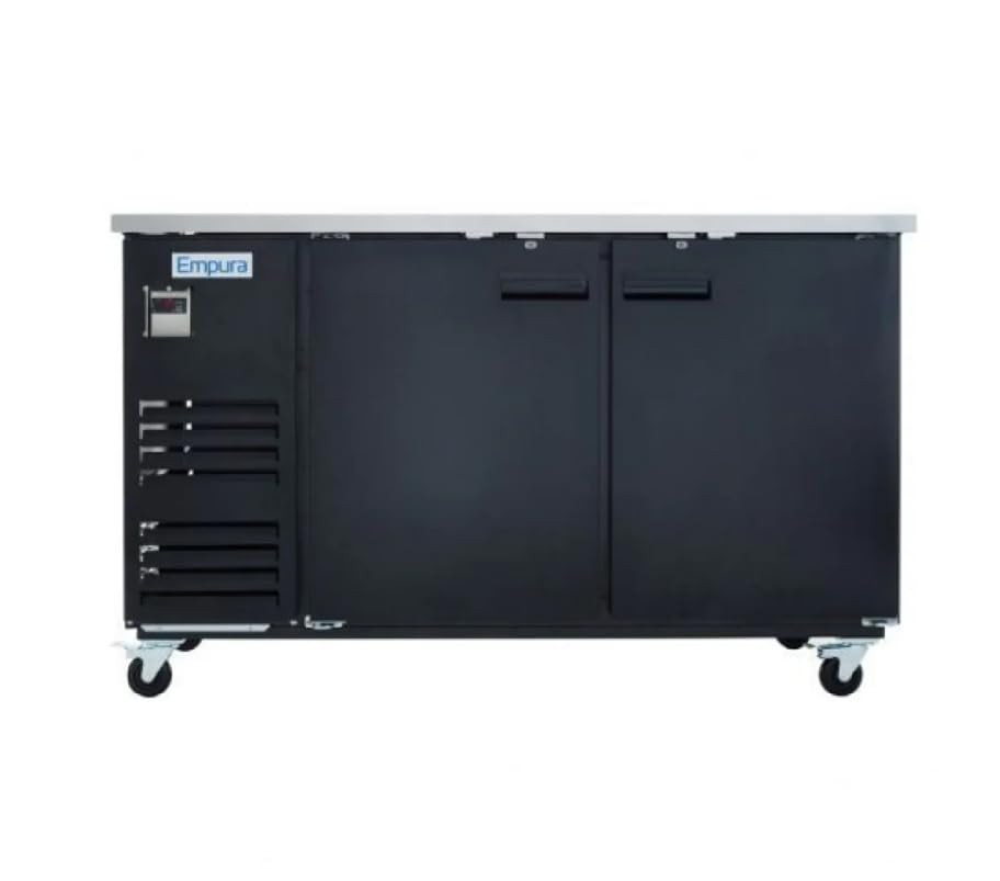 69" Back Bar Cooler Cabinet with Two-Swing Solid Doors | Commercial Refrigerator