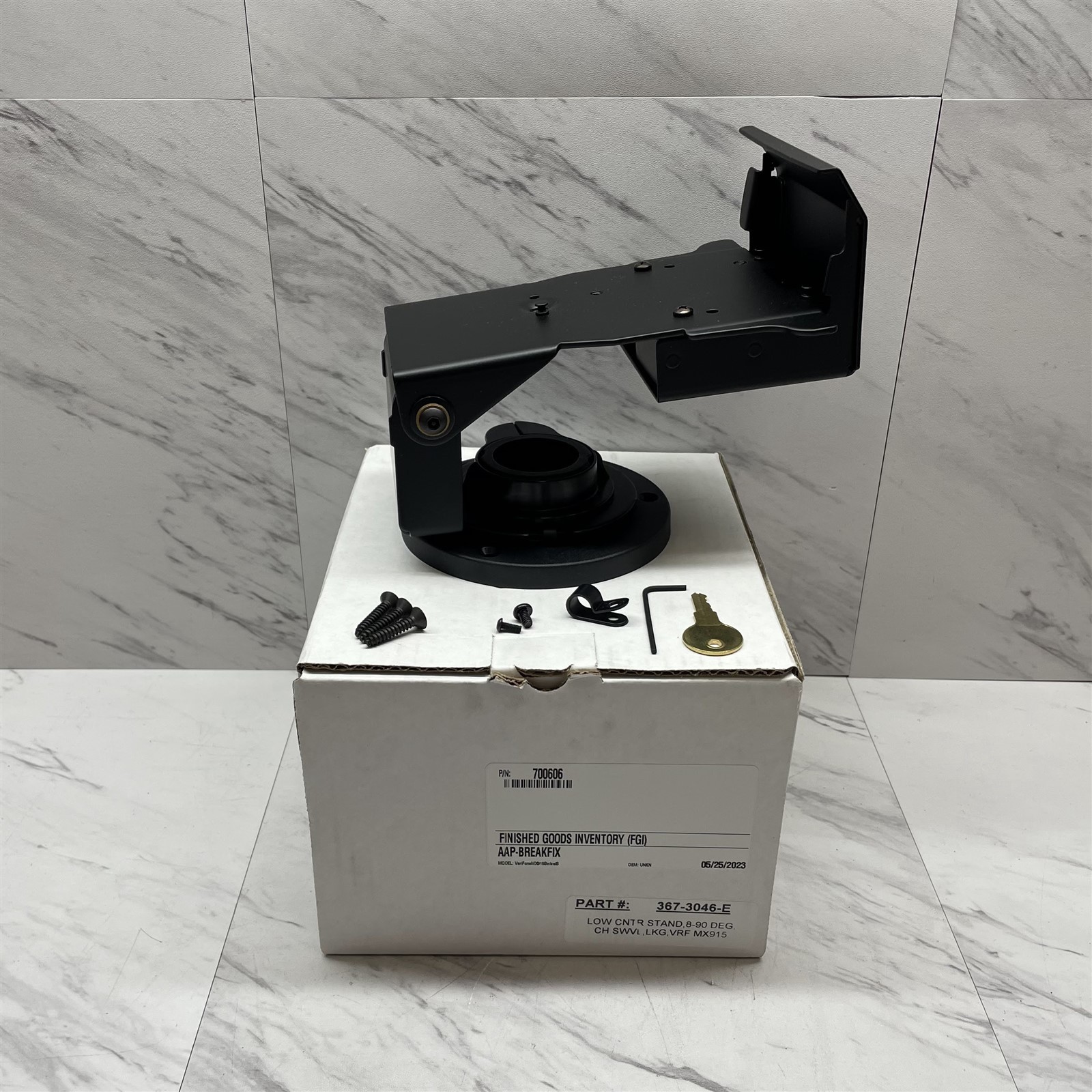 NEW VeriFone MX915 MX925 Credit Card Stand Locking Swivel Tilt w/ Key ENS Havis