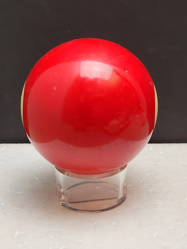 Vintage Replacement Pool Ball Billiards #3 Red Solid- 2 1/4" SURE-SHOT