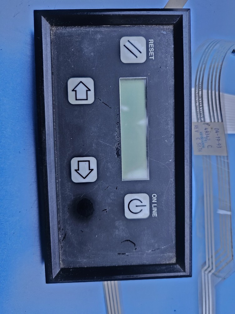 Gerber Edge Keyboard Control Panel