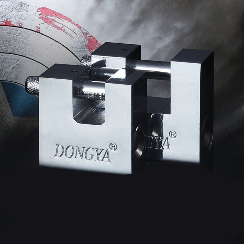 Rectangular Anti-theft Padlock Heavy Duty Padlock Security Garage Shackle Lock