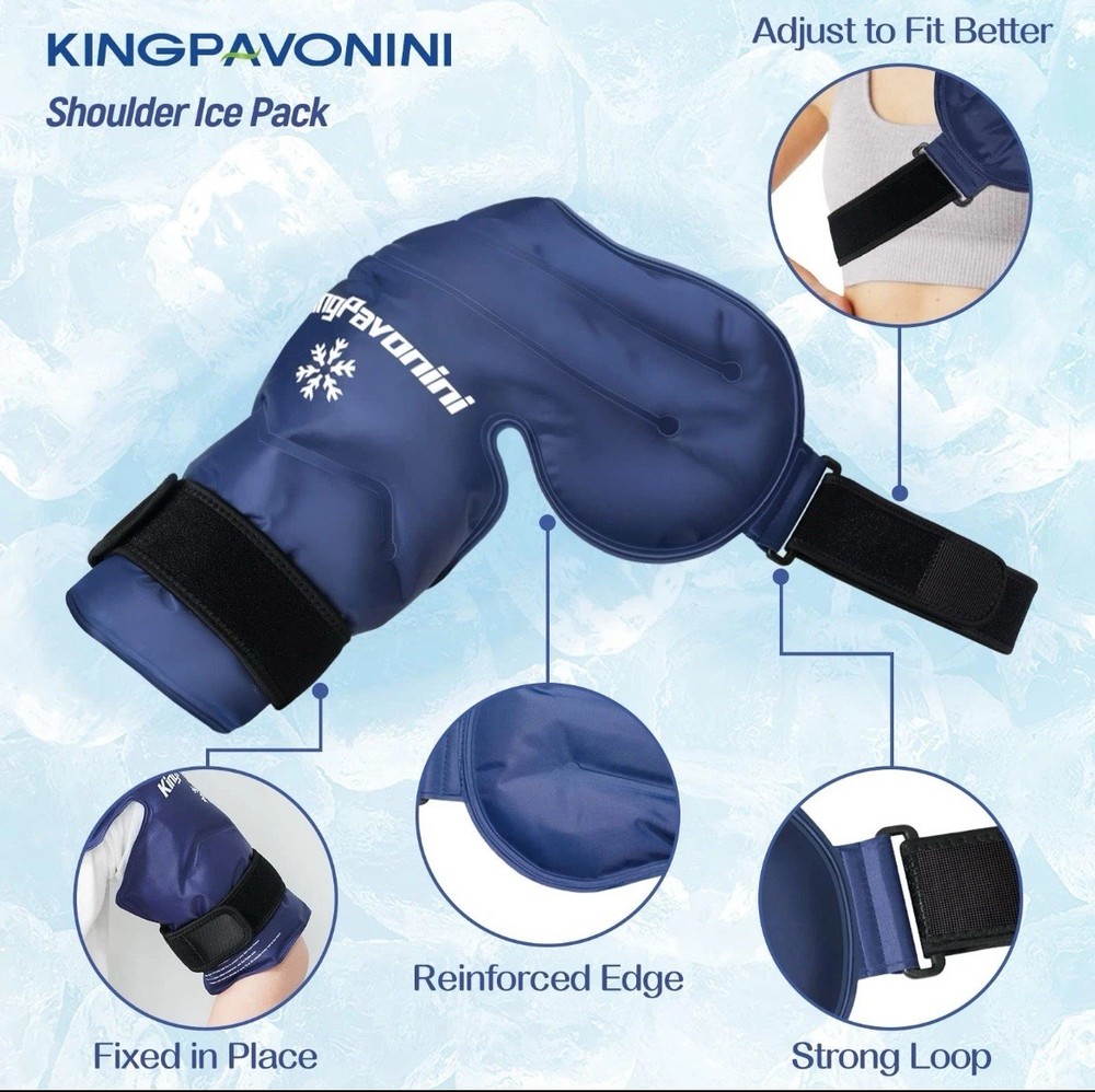 Shoulder Ice Pack Rotator Cuff Cold Therapy, Reusable Gel Ice Pack for Should...