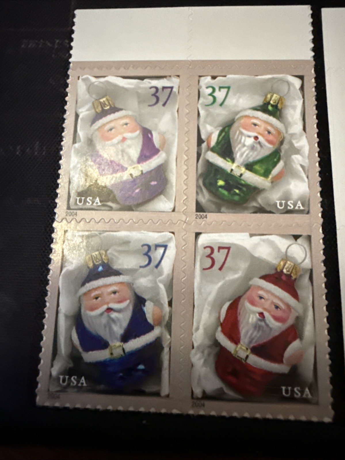 USA Stamps. 37c Christmas Stamps. Mint Never Hinged