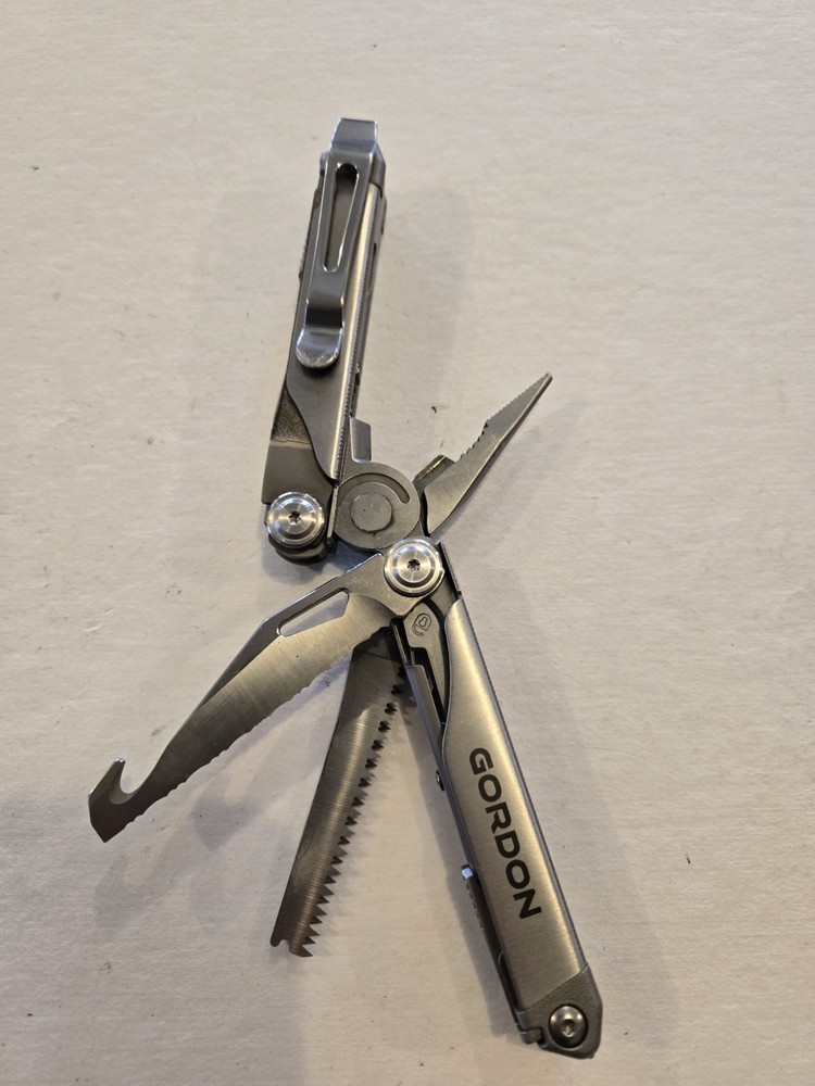 GORDON Multi Tool, Silver - (TSA Confiscated)