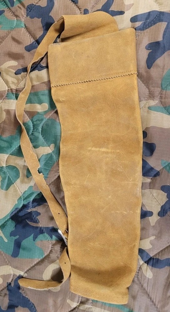 Brown Leather Archery Back Quiever