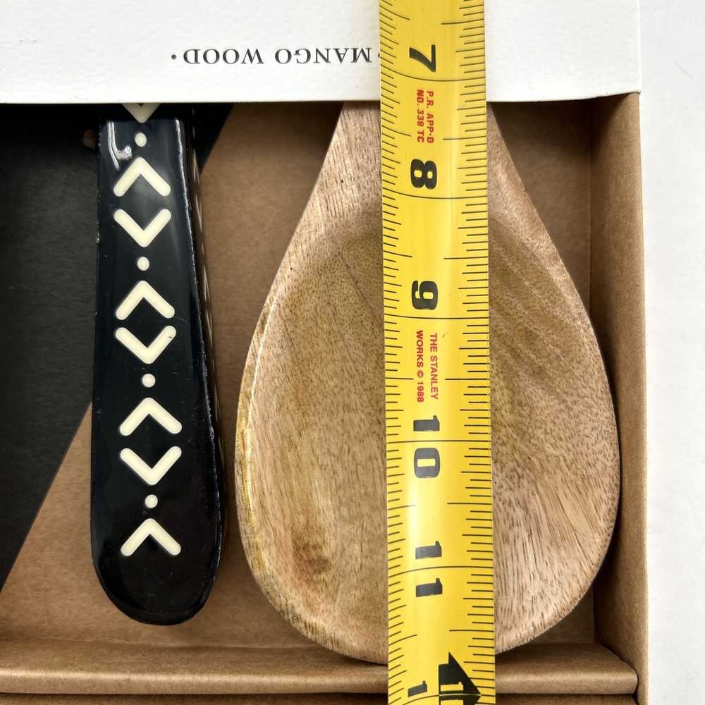 Danica Studio Ziggy Mango Wood Salad Servers