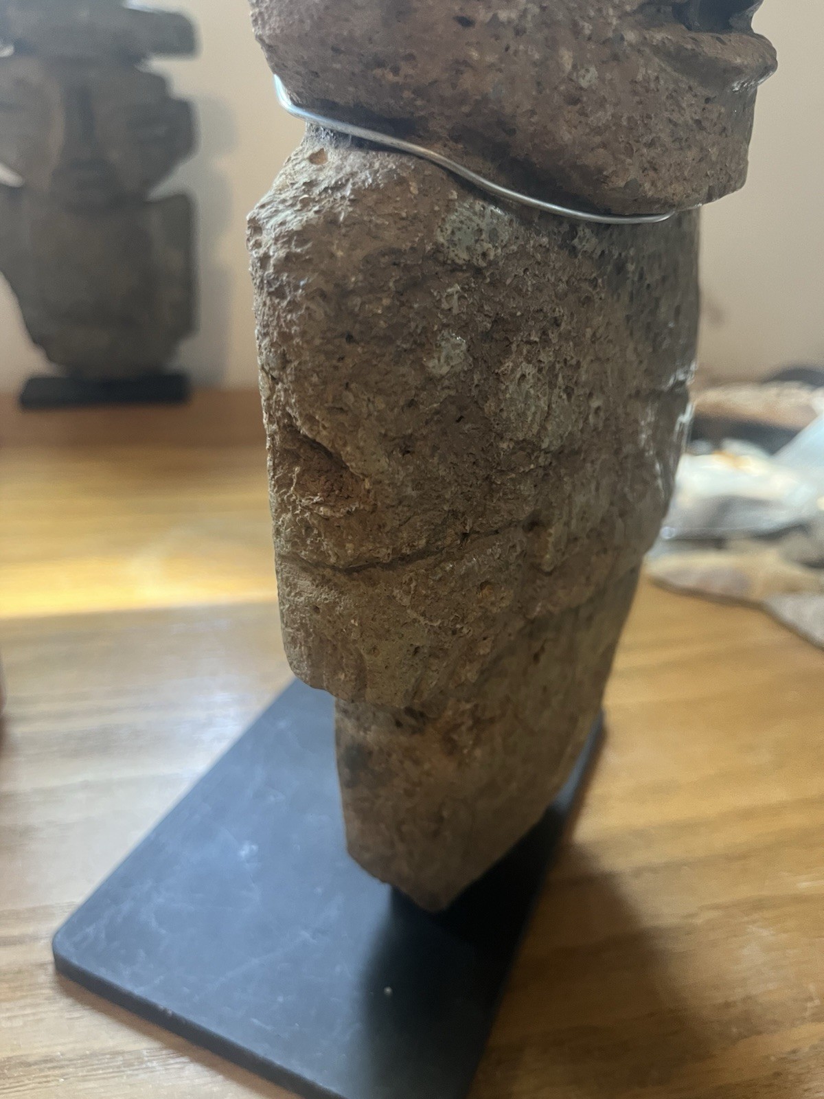 Massive Olmec 11” Stone Figure PreColumbian Ancient Artifact Teotihuacan Mayan