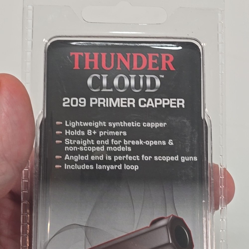 Thunder Cloud 209 Inline Muzzle loader Primer Capper by Allen, holds 8+ Primers