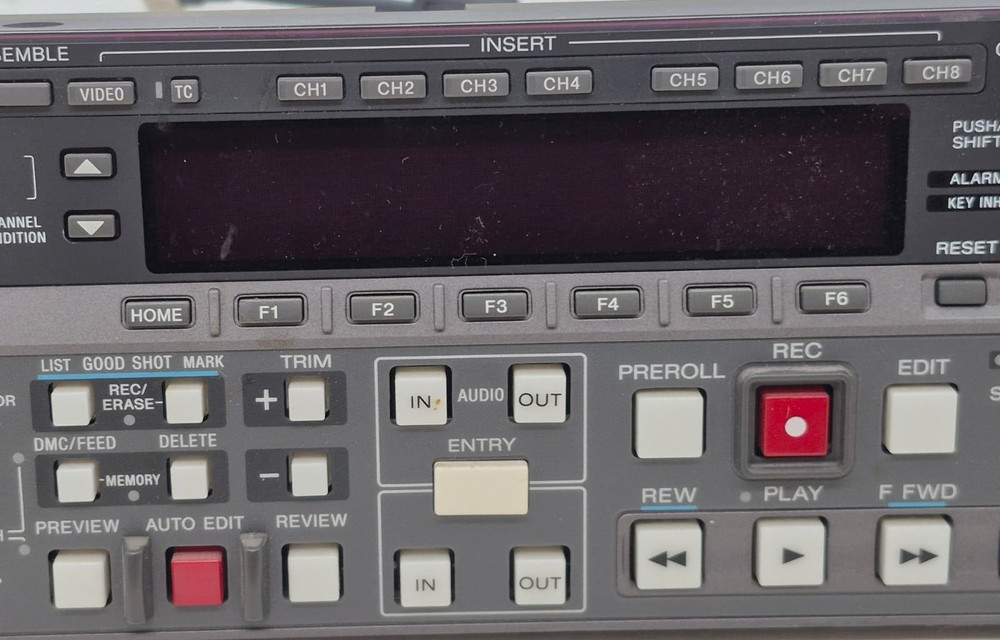 SONY BKMW-101 Remote Control Panel For MPEG IMX VTRs