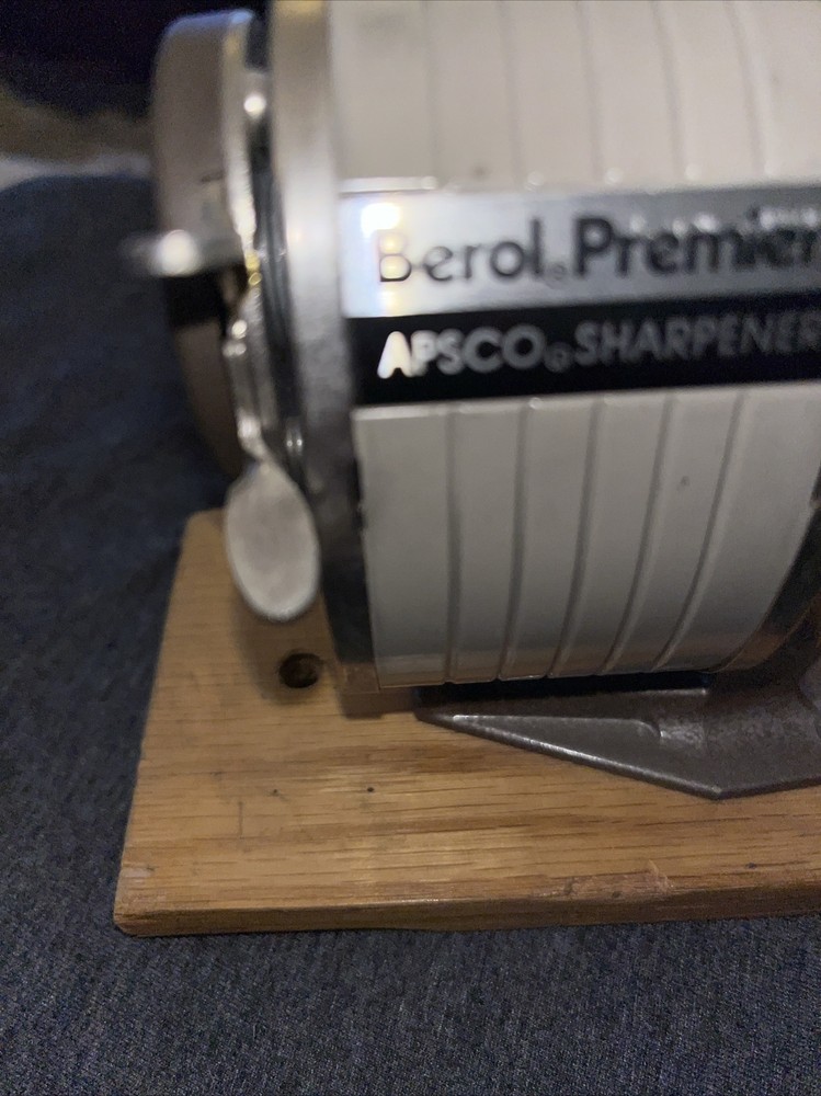 Vintage BEROL Premier Apsco Pencil Sharpener