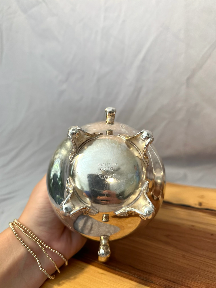 Reed & Barton 3pc Silver Plated Tea Set, REGENT 5600, Rare Find