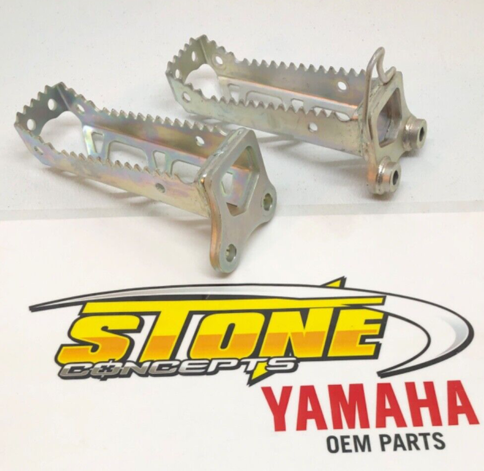 New Yamaha YFZ450R YFZ450X Foot Pegs 2009-2024 OEM 09-24 YFZ 450R Left & Right