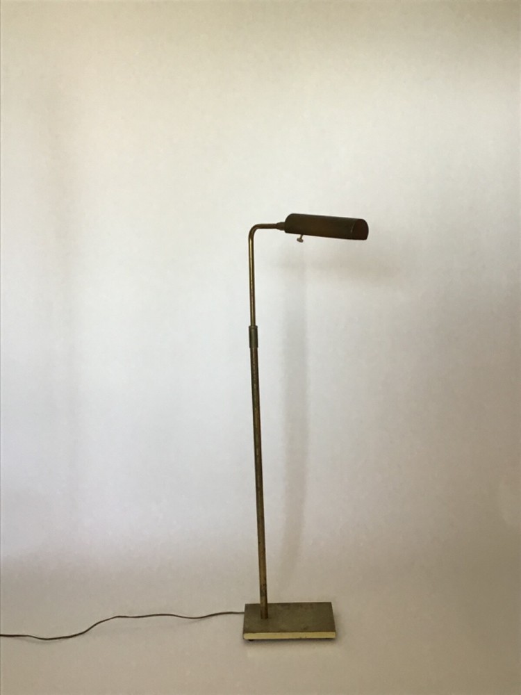 Vintage Solid Brass Lamp 35”Tall - Beautiful #584 on bottom