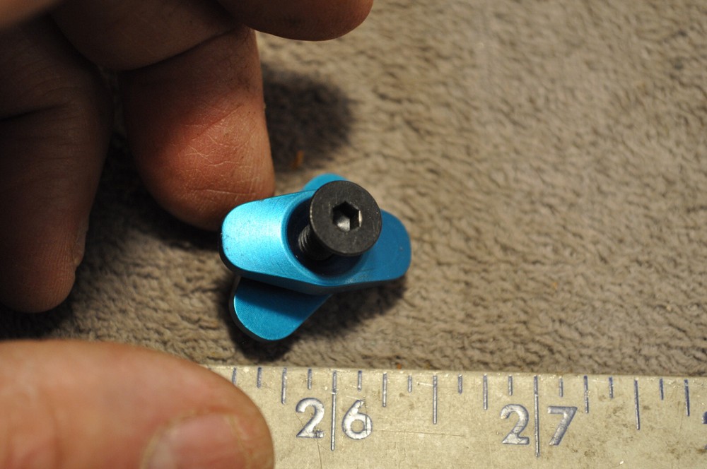 Blue Bow Cable Clamp Aluminum Archery Bowstring Clamp Unknown Brand