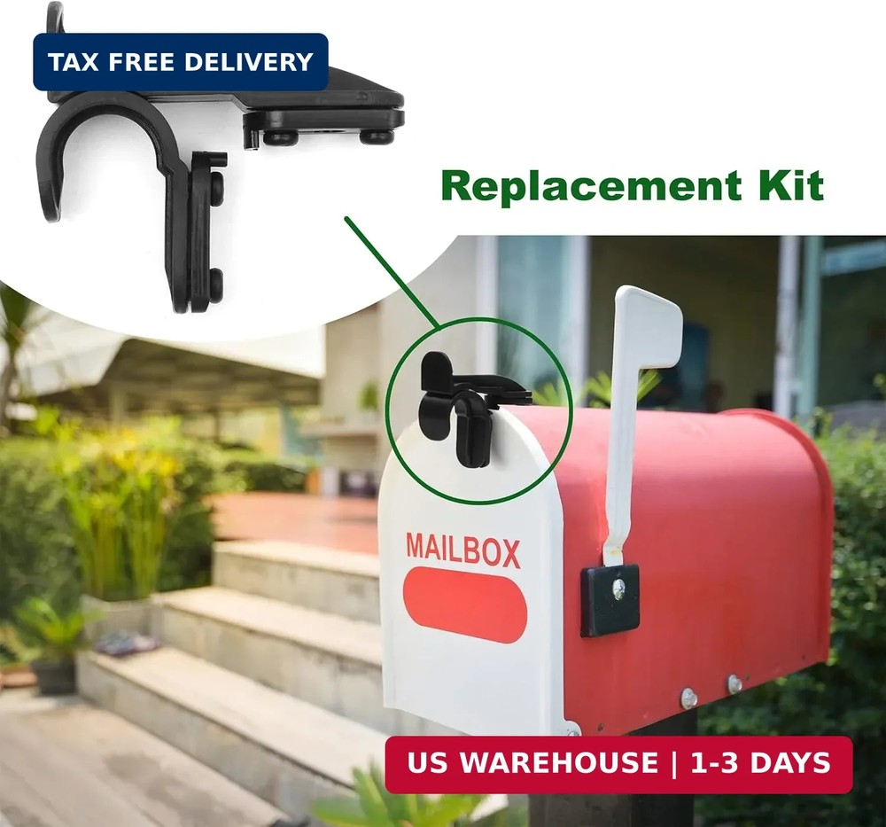 TonGass Mailbox Latch Clips Replacement Compatible with Group Standard Mailboxes