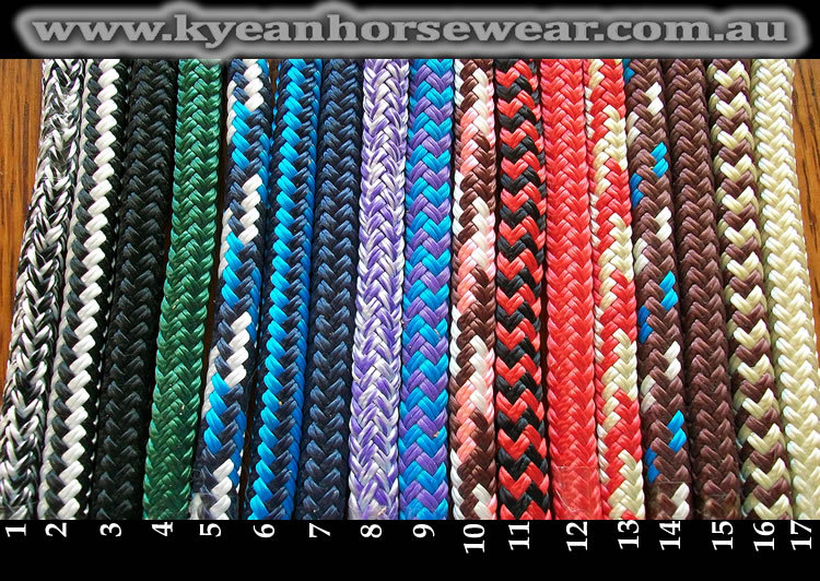6FT SPLIT REINS with LOOPS -Professionally Made- 17 colours available