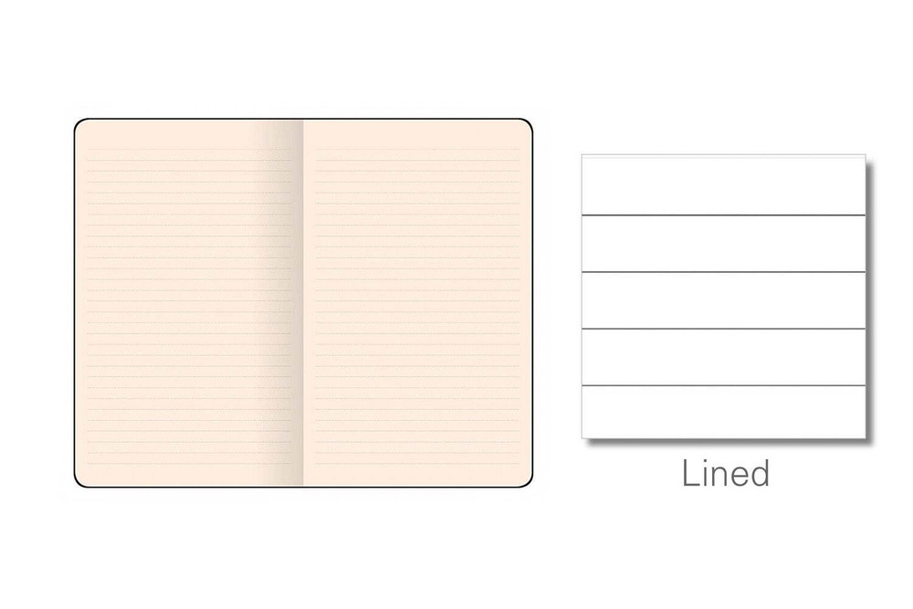 Flexbook Adventure Notebook, B5-6.69"x9.44" Lined, Black