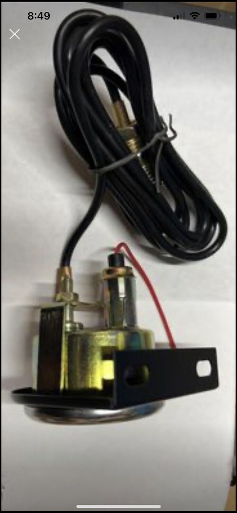Water Temperature Gauge White Face Mechanical 2"