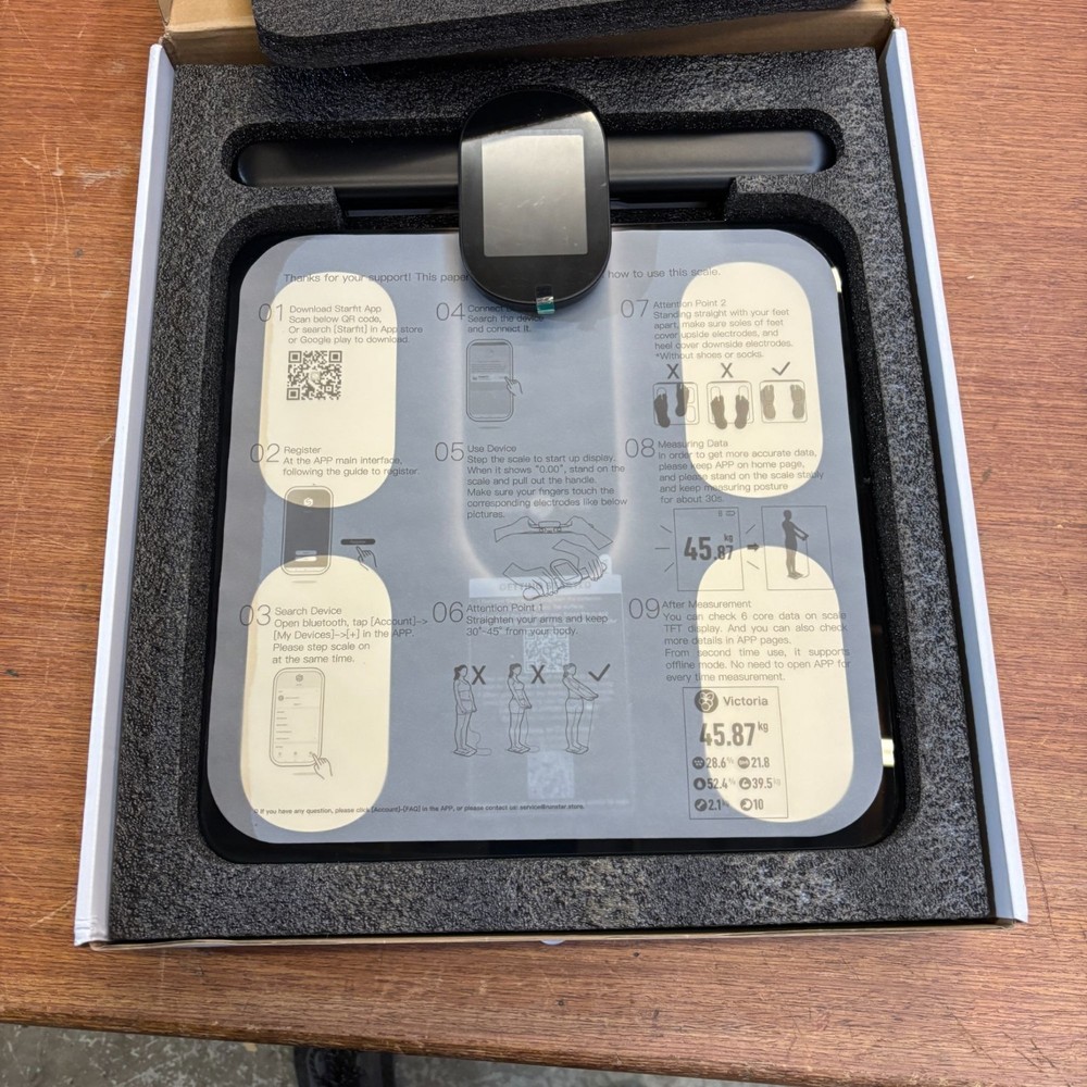 RunStar Smart Scale 8 Electrodes Digital Bathroom Scale